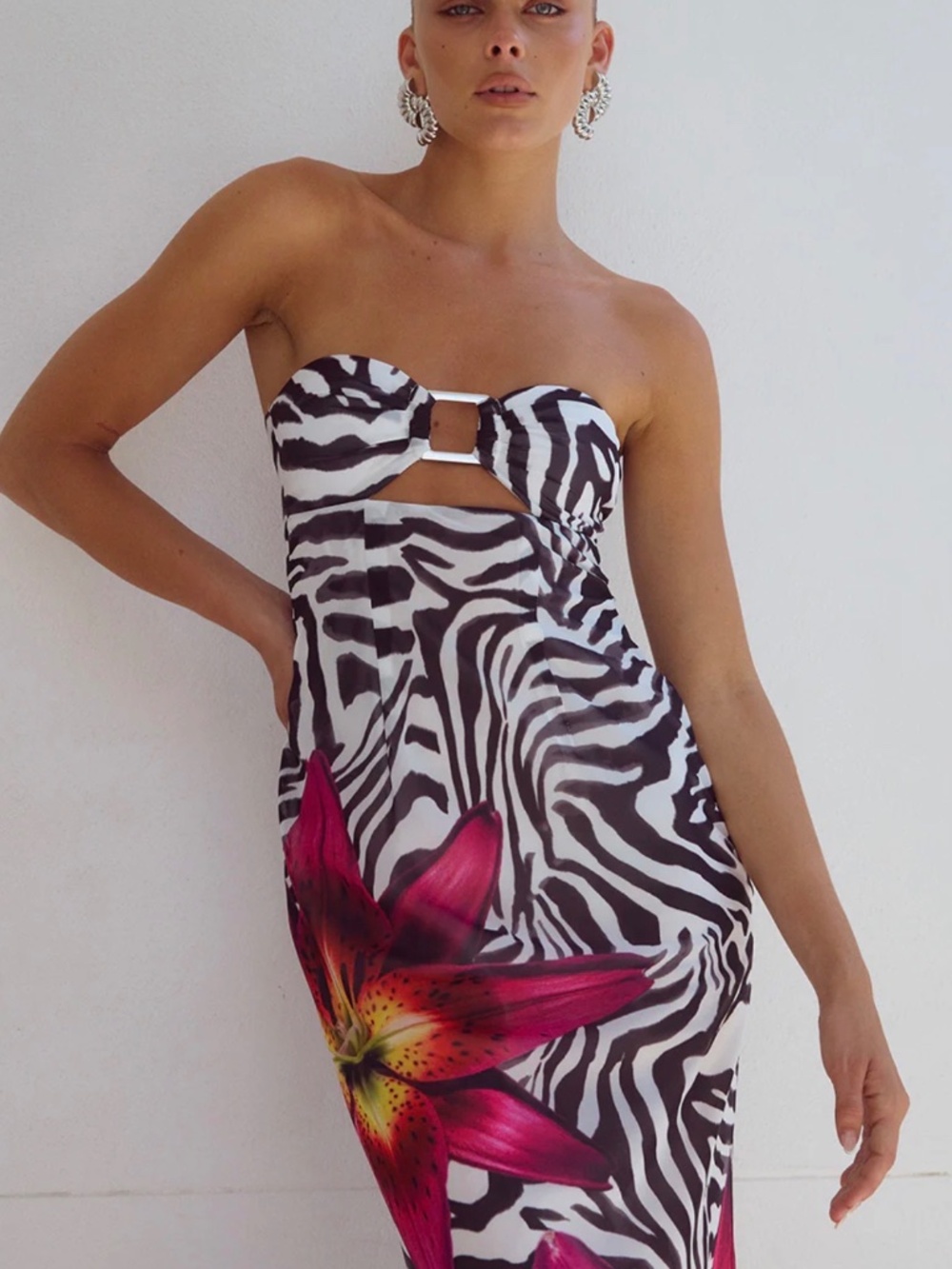 Runway the label - Zebra Floral, Alessia Maxi Dress